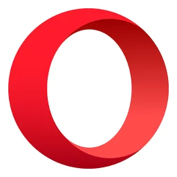 أيقونة متصفح Opera: سريع وخاص